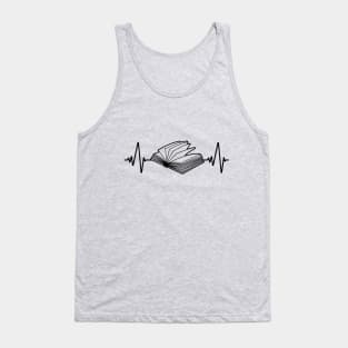 book heartbeat Tank Top